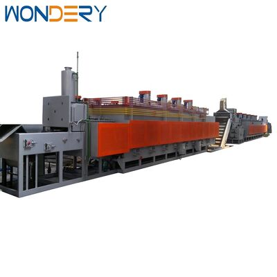 kupować WONDERY Continuous Muffle Mesh Belt Heat Treatment Furnace z regulacją temperatury PID do procesu karburowania produkcja online