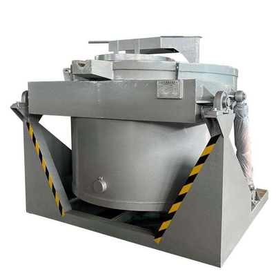 Obrotowy piec indukcyjny do topienia metali 2000 kg do złomu aluminiowego