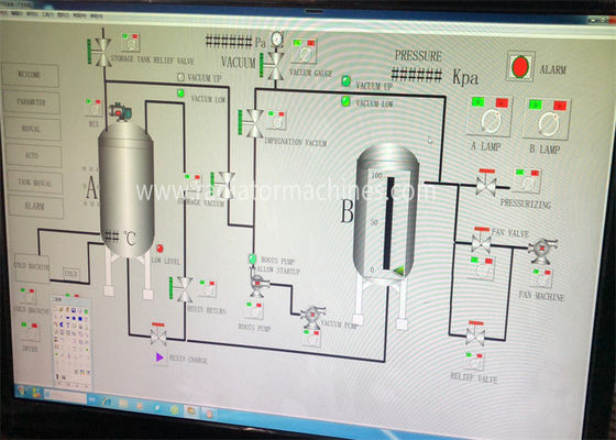 VPI2800 W pełni automatyczne urządzenie do próżniowo-ciśnieniowej impregnacji izolacji silników i transformatorów D2800*H3400mm