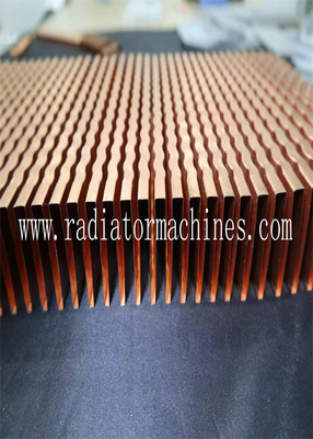 1-12 mm Wysokość płetwy Radiator Maszyna płetwy do kwatomizowanej długości płetwy