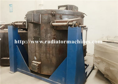 1000 kg Aluminiowy tytanowy elektryczny piec do topienia tygla Wymiar 1,7 * 1,6 * 1,4 m