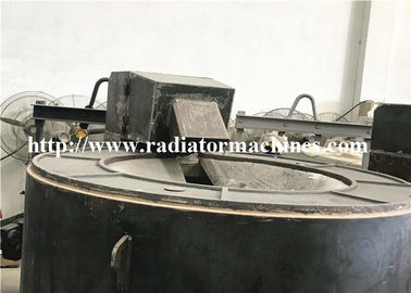 Stacjonarny opalany olejem metalowy piec do topienia aluminium 100 kg