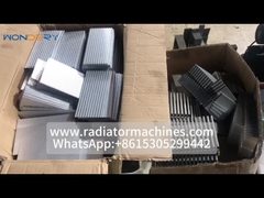 Aluminium, miedź, stal nierdzewna Wymiennik ciepła Chłodnicza płetwy grzejnik