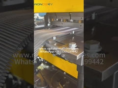 maszyna do wytwarzania płetw chłodniczych z okładkami z aluminium, prasa do drukowania płetw