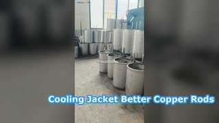 Stainless Steel Water Cooling Jacket for Upcast Copper Rod Casting Line